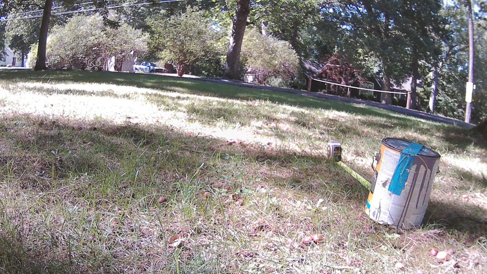Front camera 40 ft from the road with the model's road box.